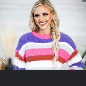 Filly Flair Women’s Sweater Multi Colored Size Small